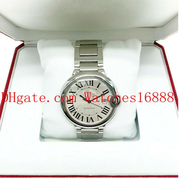 factory supplier 42 mm automatic mechanical movement mens watches stainless steel men's watch with boxs, Slivery;brown
factory supplier 42 mm automatic mechanical movement mens watches stainless steel men's watch with boxs, Slivery;brown