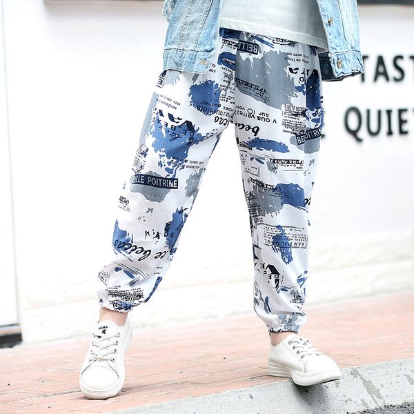 boys and girls spring and summer new silk personality creative camouflage ins burst anti-mosquito lantern pants children's pants, Blue
boys and girls spring and summer new silk personality creative camouflage ins burst anti-mosquito lantern pants children's pants, Blue
