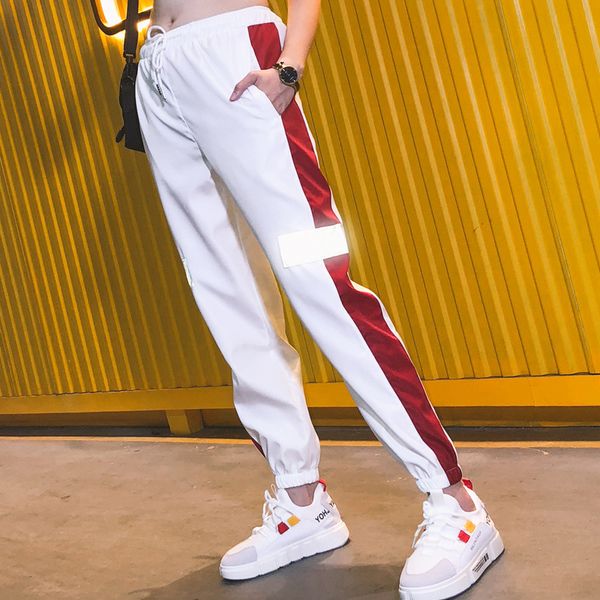 trends popular reflective super fire retro hip hop casual loose-fit beam leg athletic pants men and women, Black;white
trends popular reflective super fire retro hip hop casual loose-fit beam leg athletic pants men and women, Black;white
