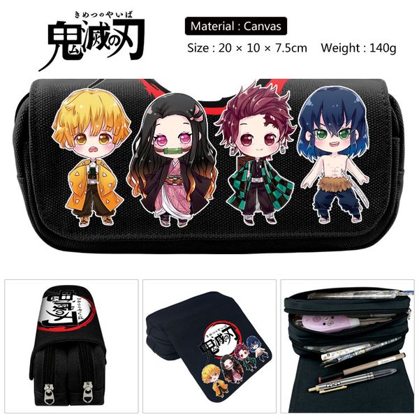kimetsu no yaiba demon slayer kamado nezuko tanjirou cosplay canvas pen pencil case zipper stationery box gift
kimetsu no yaiba demon slayer kamado nezuko tanjirou cosplay canvas pen pencil case zipper stationery box gift
