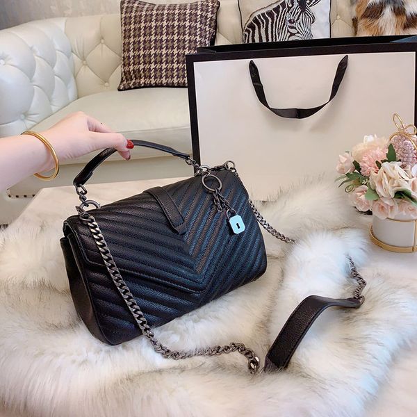 24cm classic v shape chain handbags purses with keychain silver hardware single shoulder messenger bags crossbody bag shopping tote
24cm classic v shape chain handbags purses with keychain silver hardware single shoulder messenger bags crossbody bag shopping tote