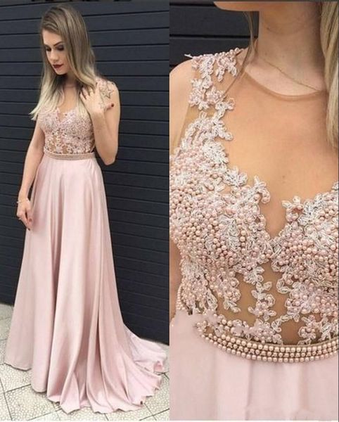 2019 fashion pink sheer neck long evening dresses prom dresses zipper back beaded formal evening gowns special occasion dresses custom made, Black;red
2019 fashion pink sheer neck long evening dresses prom dresses zipper back beaded formal evening gowns special occasion dresses custom made, Black;red