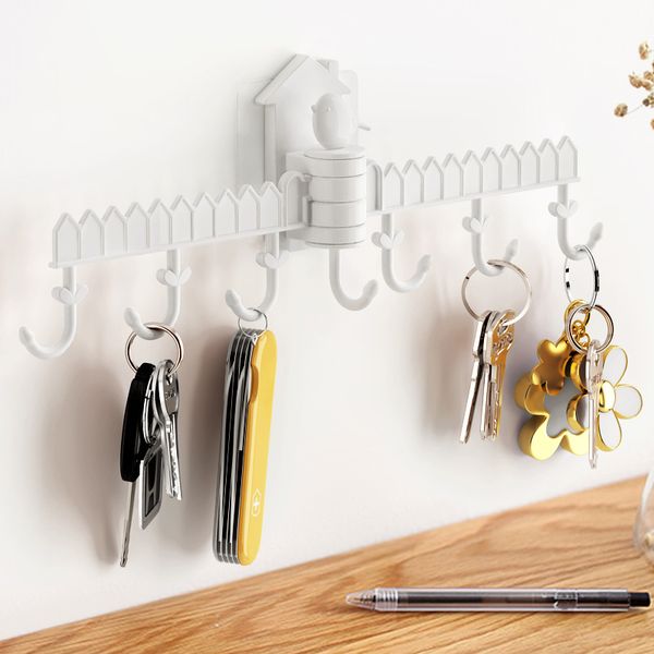 cute birds double row rotatable storage hook adhesive wall-mounted door back hanger keys gadgets waterproof organizer
cute birds double row rotatable storage hook adhesive wall-mounted door back hanger keys gadgets waterproof organizer