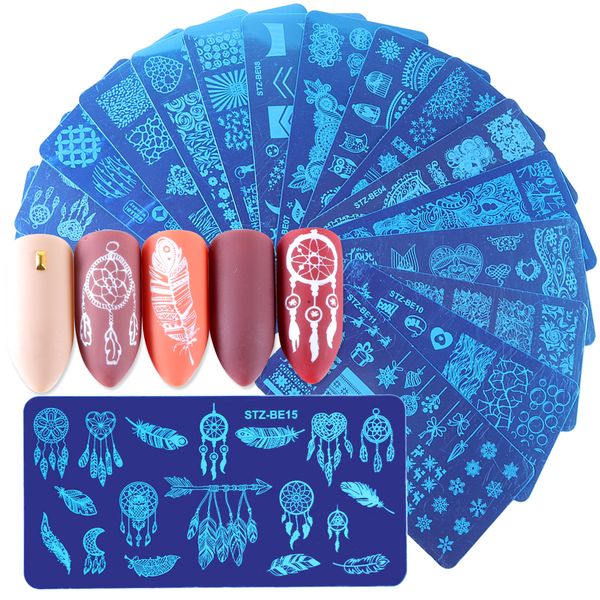 1pcs nail art stamping plates dream catcher lace flower patterns nail polish transfer stencils manicure image tools jistzbe01-16, White
1pcs nail art stamping plates dream catcher lace flower patterns nail polish transfer stencils manicure image tools jistzbe01-16, White