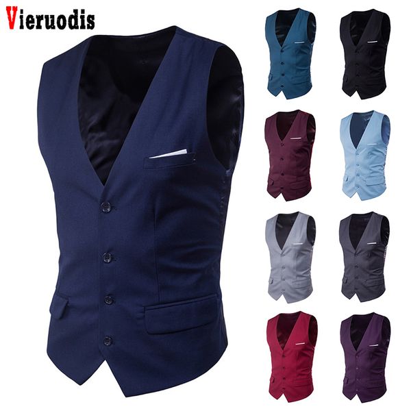 men's business 9 color casual slim vest male suit for 2019 autumn 6xl suit vest fashion men solid color single buttons fit, Black;white
men's business 9 color casual slim vest male suit for 2019 autumn 6xl suit vest fashion men solid color single buttons fit, Black;white