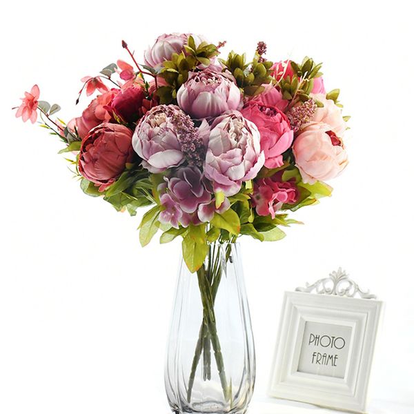 13pcs / bunch искусственный пион декоративное партии silk поддельный flower пионы для дома декор отеля diy свадебные украшения цветок венок
13pcs / bunch искусственный пион декоративное партии silk поддельный flower пионы для дома декор отеля diy свадебные украшения цветок венок