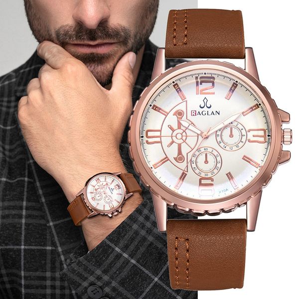 2019 watch men reloj hombre fashion quartz watches leather band clock blue ray glass wristwatch saat relogio masculino, Slivery;brown
2019 watch men reloj hombre fashion quartz watches leather band clock blue ray glass wristwatch saat relogio masculino, Slivery;brown