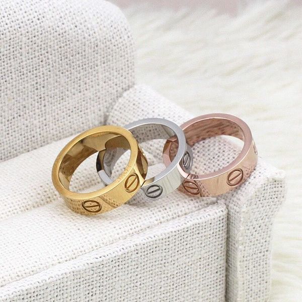 fashion titanium stainless steel love rings for women men couples jewelry romantic bride wedding party silver gold finger rings
fashion titanium stainless steel love rings for women men couples jewelry romantic bride wedding party silver gold finger rings