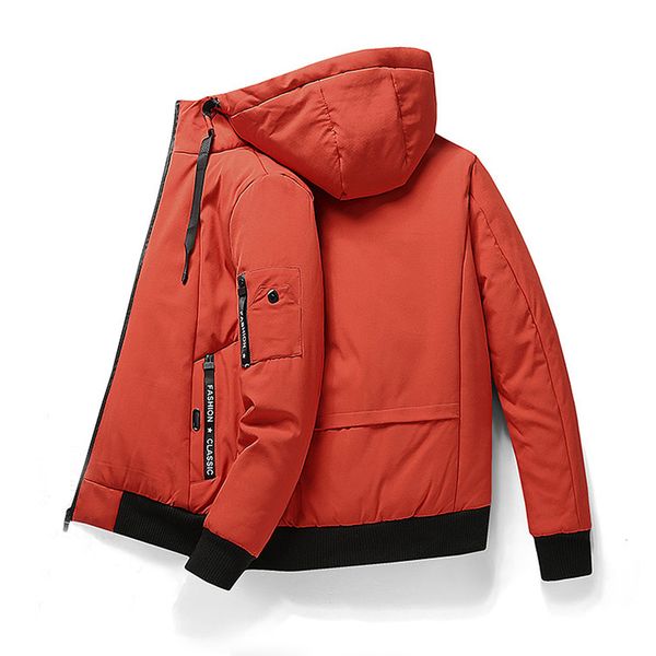 men's tooling hooded warm autumn winter casual solid color cotton drill warm coat male thick hoodies shubuzhi brand coat, Black
men's tooling hooded warm autumn winter casual solid color cotton drill warm coat male thick hoodies shubuzhi brand coat, Black