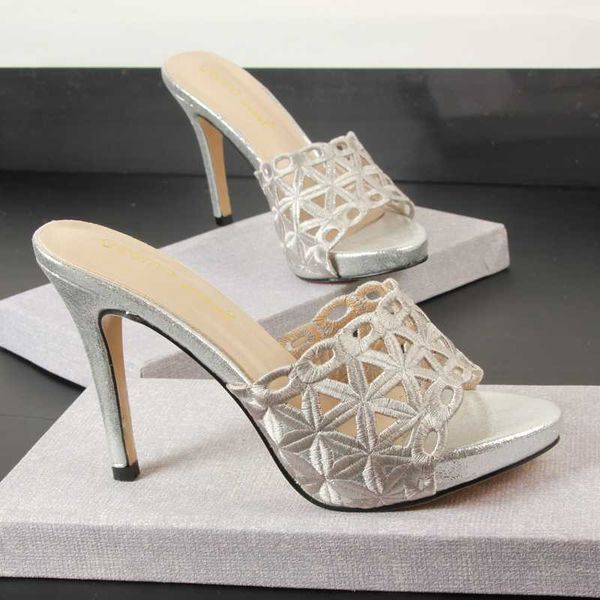 women shoes 2020 summe slippers woman fashion peep toe sandalias thin heel party slippers high heel mesh cutout female sandals, Black
women shoes 2020 summe slippers woman fashion peep toe sandalias thin heel party slippers high heel mesh cutout female sandals, Black