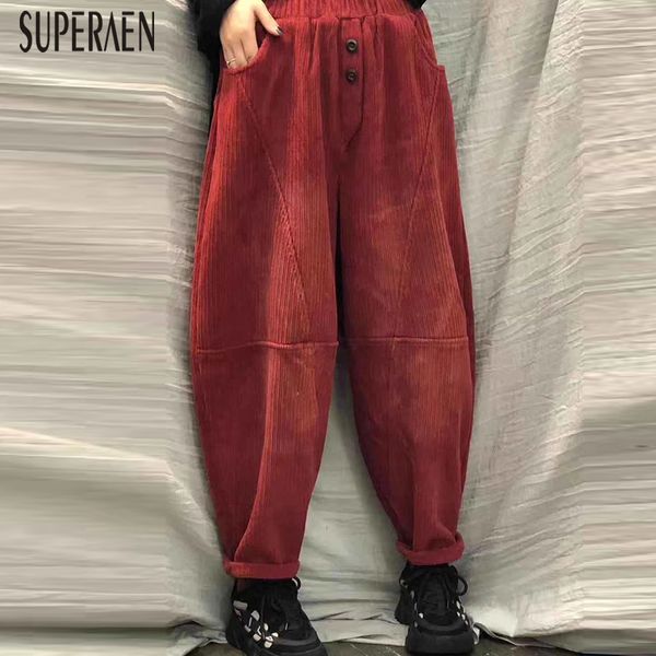 superaen pluz size autumn and winter new long pants 2019 corduroy wild harlan pants female fashion casual ladies, Black;white
superaen pluz size autumn and winter new long pants 2019 corduroy wild harlan pants female fashion casual ladies, Black;white