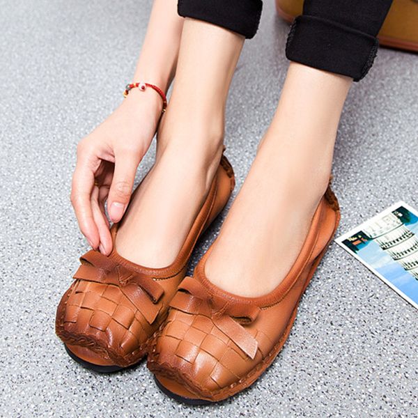 new handmade women leather shoes autumn bow national style retro comfort soft cowhide flat shoes, Red;white
new handmade women leather shoes autumn bow national style retro comfort soft cowhide flat shoes, Red;white