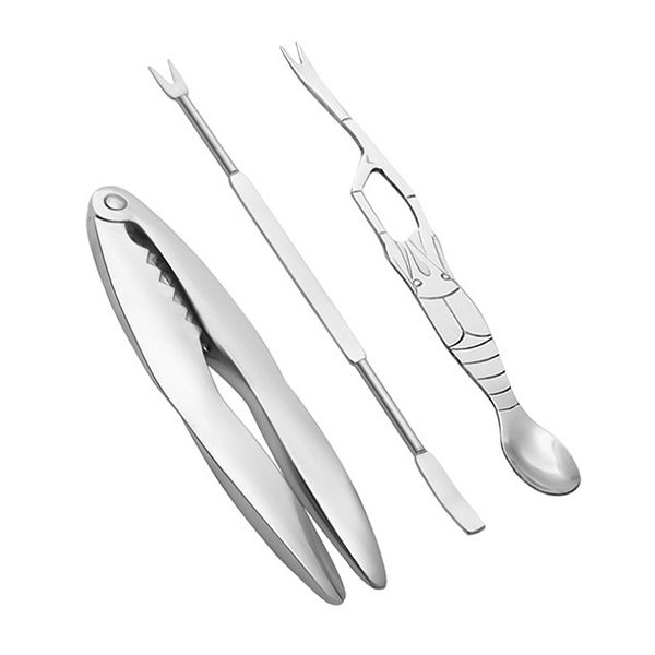 abui-seafood crackers picks spoons stainless steel crab peel shrimp tool lobster calmp pliers clip pick pick - 3pcs
abui-seafood crackers picks spoons stainless steel crab peel shrimp tool lobster calmp pliers clip pick pick - 3pcs