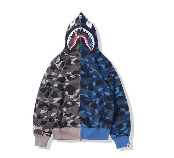 Men's Camouflage Hoodies Sportswear Army Green Coat Tracksuit Zipper Fleece Shark Mouth Sweatshirts Fashion Hip-Hop Hoodie Lover's
Men's Camouflage Hoodies Sportswear Army Green Coat Tracksuit Zipper Fleece Shark Mouth Sweatshirts Fashion Hip-Hop Hoodie Lover's
