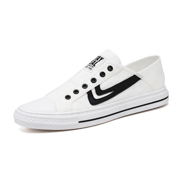 mens canvas shoes slip-on laceless sneaker outdoor skate board fashion mens shoes casual driving walking white, Black
mens canvas shoes slip-on laceless sneaker outdoor skate board fashion mens shoes casual driving walking white, Black