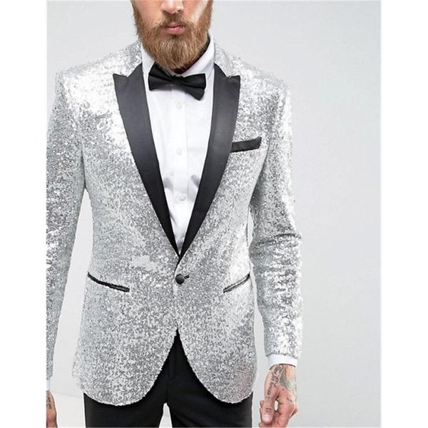 men's suits & blazers groom tuxedos custom made wedding men groomsmen gqer sequins 2 pieces regular style ( jacket+pants+tie ) e435, White;black
men's suits & blazers groom tuxedos custom made wedding men groomsmen gqer sequins 2 pieces regular style ( jacket+pants+tie ) e435, White;black