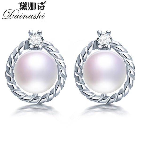 dainashi fashion 925 sterling silver zircon earrings for women 100% genuine natural freshwater pearl stud earrings, Golden;silver
dainashi fashion 925 sterling silver zircon earrings for women 100% genuine natural freshwater pearl stud earrings, Golden;silver