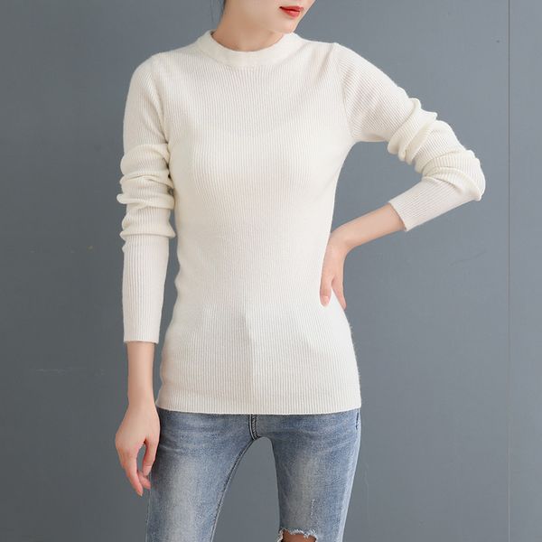 omikron women autumn winter warm knitted turtleneck sweater casual soft o-neck jumper fashion slim femme elasticity pullovers, White;black
omikron women autumn winter warm knitted turtleneck sweater casual soft o-neck jumper fashion slim femme elasticity pullovers, White;black