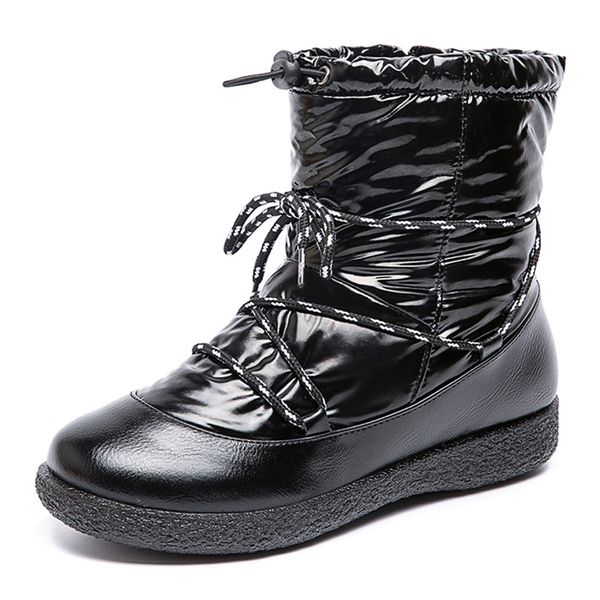 women boots nice women winter shoes plus size 53 snow boots for female soft ankle waterproof platform winter botas mujer, Black
women boots nice women winter shoes plus size 53 snow boots for female soft ankle waterproof platform winter botas mujer, Black