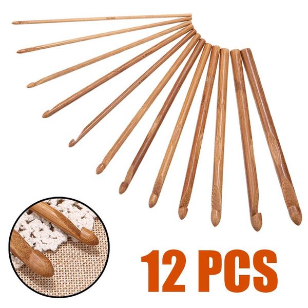 12pcs wood knitting needles sewing crochet hooks needle kit 3-10mm for diy sweater sewing weaving craft tools supplies qtnqu, Black
12pcs wood knitting needles sewing crochet hooks needle kit 3-10mm for diy sweater sewing weaving craft tools supplies qtnqu, Black