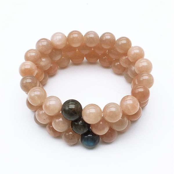10mm natural sunstone beads with laradorite beads bracelet, gemstone bracelet, elastic bracelet,beaded bracelet ,wholesale bracelet, Black
10mm natural sunstone beads with laradorite beads bracelet, gemstone bracelet, elastic bracelet,beaded bracelet ,wholesale bracelet, Black