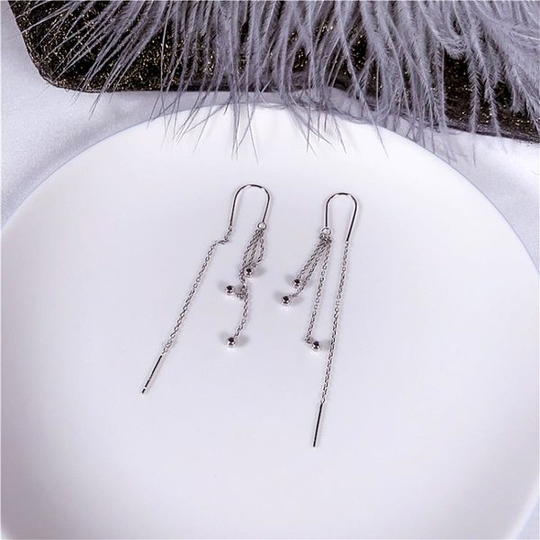 2019 new arrival real 925 sterling silver women dangle earrings simple designer long tassel elegant earrings drop for ladies
2019 new arrival real 925 sterling silver women dangle earrings simple designer long tassel elegant earrings drop for ladies