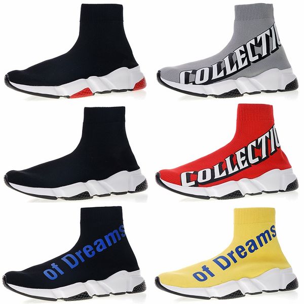 2019 luxury designer sneakers mens womens speed stretch knit sock shoes of dreams europe collection double b black white boots chaussures
2019 luxury designer sneakers mens womens speed stretch knit sock shoes of dreams europe collection double b black white boots chaussures