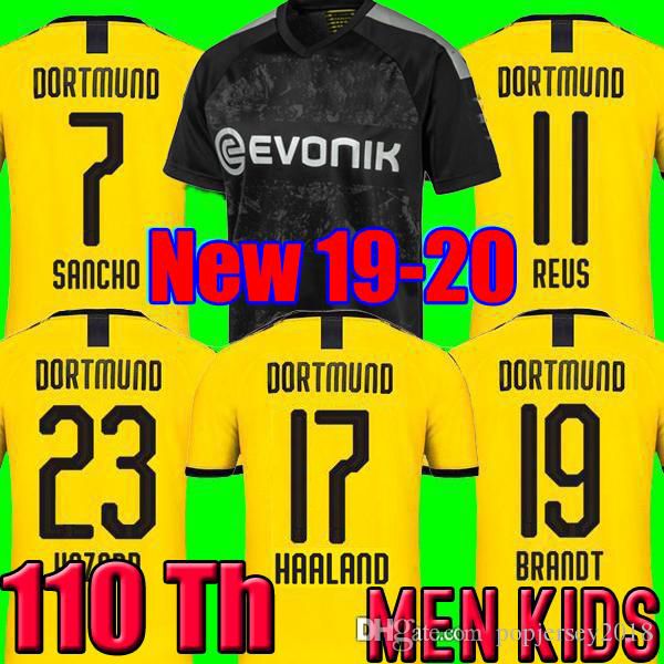 haaland 2019 2020 borussia dortmund 110th soccer jersey 19 20 reus bvb paco alcacer sancho gotze football shirts kits men + kids kit set, Black;yellow
haaland 2019 2020 borussia dortmund 110th soccer jersey 19 20 reus bvb paco alcacer sancho gotze football shirts kits men + kids kit set, Black;yellow