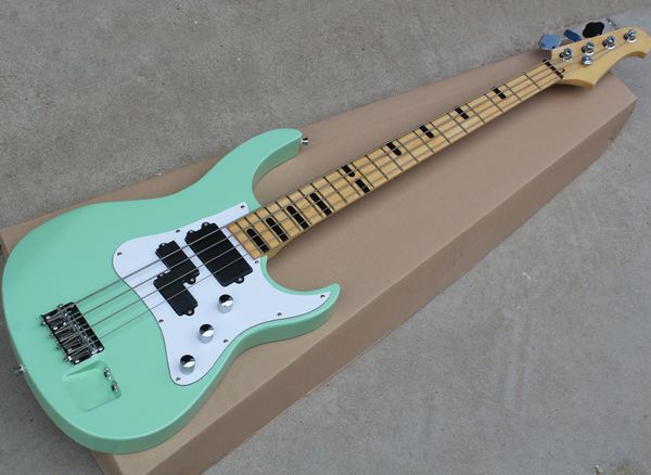 4 strings sky blue electric bass with maple fingerboard,two inputs,white pickguard,can be customized as request
4 strings sky blue electric bass with maple fingerboard,two inputs,white pickguard,can be customized as request