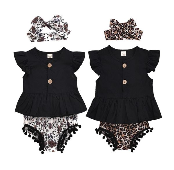 twin newborn baby girl clothes set leopard print short sleeve ruffle romper flower short pants headband 3pcs infant outfits, White
twin newborn baby girl clothes set leopard print short sleeve ruffle romper flower short pants headband 3pcs infant outfits, White