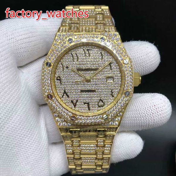 full diamond arabic face watch fashion automatic men's arabic dials watch 42mm gold stainless steel case diamond face glistening diamon, Slivery;brown
full diamond arabic face watch fashion automatic men's arabic dials watch 42mm gold stainless steel case diamond face glistening diamon, Slivery;brown