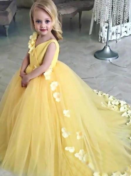 lovely yellow ball gown flower girls dresses tulle v neck 3d floral ruffle kids halloween party gowns christmas dresses, White;blue
lovely yellow ball gown flower girls dresses tulle v neck 3d floral ruffle kids halloween party gowns christmas dresses, White;blue