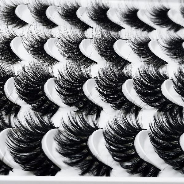 new 20 pairs 10-23mm fake eyelashes mink eyelashes wispy fluffy long natural dramatic volume extension false
new 20 pairs 10-23mm fake eyelashes mink eyelashes wispy fluffy long natural dramatic volume extension false