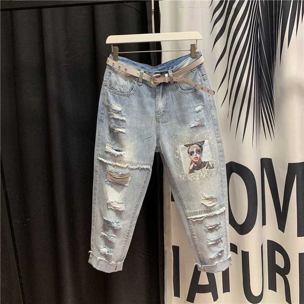 european ripped jeans women summer jeans woman new harem pants ins irregular hole stickers loose drill jean pants girls, Blue
european ripped jeans women summer jeans woman new harem pants ins irregular hole stickers loose drill jean pants girls, Blue