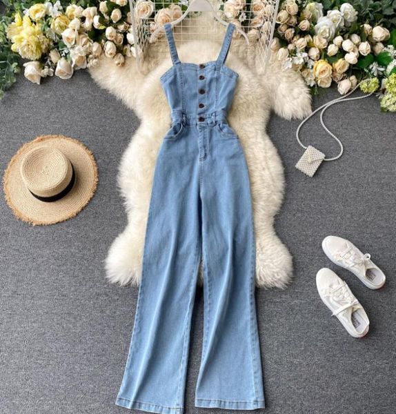 women's jumpsuits & rompers spring summer strapless denim jumpsuit female wide leg jean pants overall tb133, Black;white
women's jumpsuits & rompers spring summer strapless denim jumpsuit female wide leg jean pants overall tb133, Black;white