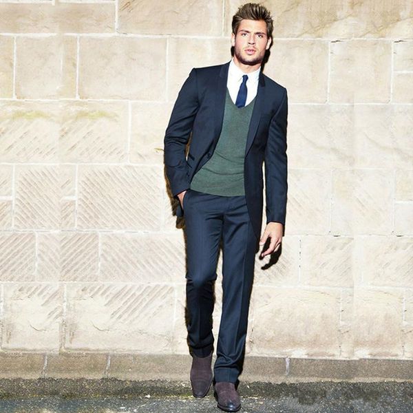 new navy blue men suits wedding tuxedos shawl lapel terno groom wear 2 pieces (jacket+pants) brigroom prom suits blazer costume homme 43, Black;gray
new navy blue men suits wedding tuxedos shawl lapel terno groom wear 2 pieces (jacket+pants) brigroom prom suits blazer costume homme 43, Black;gray