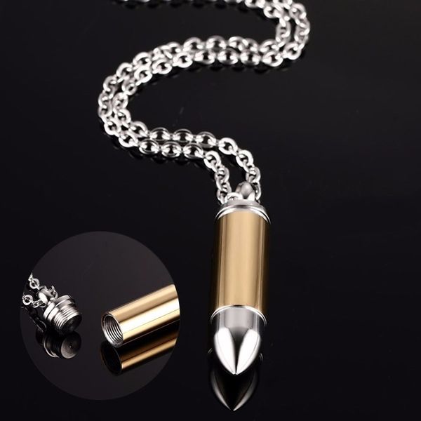 vnox hollow point pendant for men women hand polished stainless steel cremation urn necklaces tough man casual collier, Silver
vnox hollow point pendant for men women hand polished stainless steel cremation urn necklaces tough man casual collier, Silver