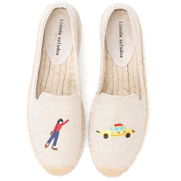espadrilles for womens shoes breathable flax canvas for girls women flat platform espadrilles lady casual rubber outsole, Black
espadrilles for womens shoes breathable flax canvas for girls women flat platform espadrilles lady casual rubber outsole, Black