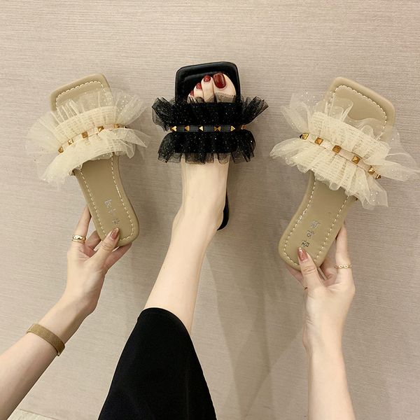 female shoes house slippers platform slides flock shose women low 2020 summer flat soft fashion basic rubber pu, Black
female shoes house slippers platform slides flock shose women low 2020 summer flat soft fashion basic rubber pu, Black