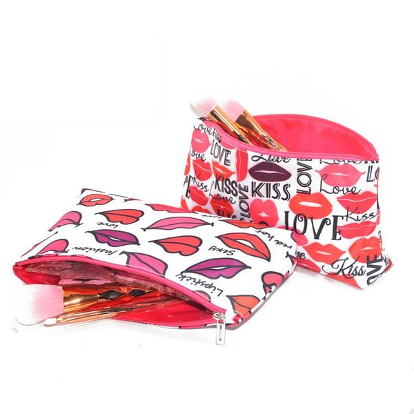 2020 new waterproof cosmetic bag travel size toiletries zipper pouch lips pattern small makeup bag cute travel for women
2020 new waterproof cosmetic bag travel size toiletries zipper pouch lips pattern small makeup bag cute travel for women