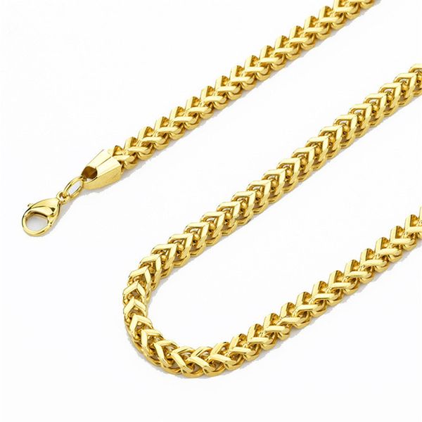 width 4mm 316l stainless steel plated gold chain necklace fashion men's titanium steel link necklace hip hop jewelry length 60cm, Silver
width 4mm 316l stainless steel plated gold chain necklace fashion men's titanium steel link necklace hip hop jewelry length 60cm, Silver