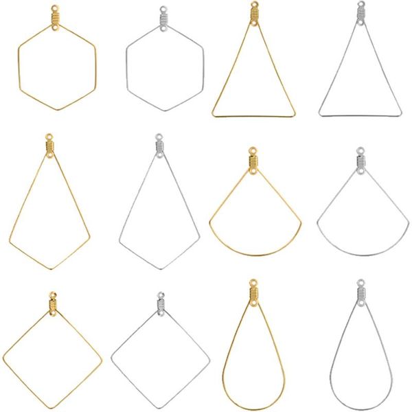 20pcs stainless steel earrings pendants diy accessories gold color geometric shaped jewelry making handmade findings, Blue;slivery
20pcs stainless steel earrings pendants diy accessories gold color geometric shaped jewelry making handmade findings, Blue;slivery