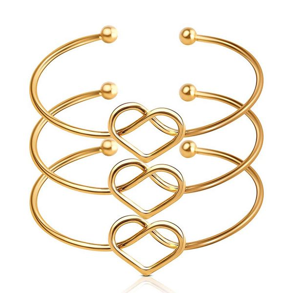 new fashion simple open twist cuff hollow out heart bangles charm bracelets jewelry for women girl, Black
new fashion simple open twist cuff hollow out heart bangles charm bracelets jewelry for women girl, Black