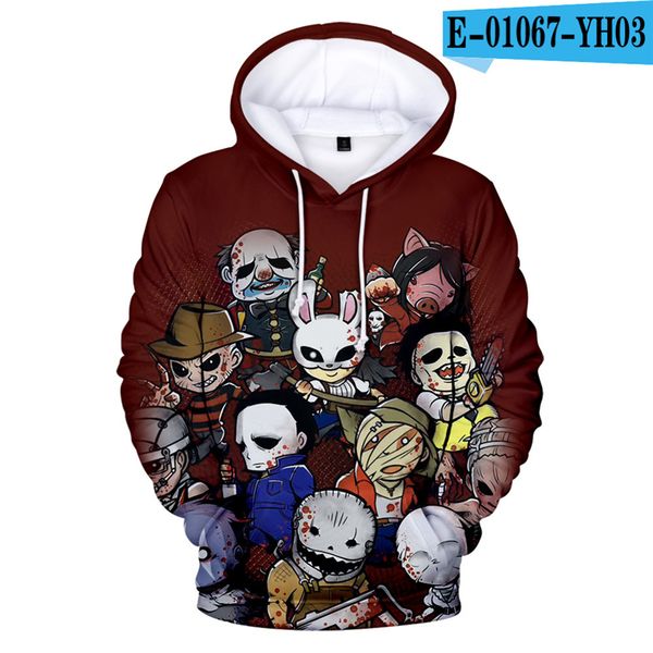 dead by daylight hoodie gamer hoodies oversized tracksuit long sleeve printed hoodies men hoody anime clothing cartoon hooded, Black
dead by daylight hoodie gamer hoodies oversized tracksuit long sleeve printed hoodies men hoody anime clothing cartoon hooded, Black