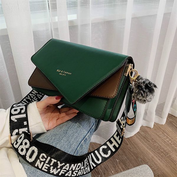 pu small bag female 2019 winter new fashion stitching contrast color small square bag wide shoulder strap shoulder messenger
pu small bag female 2019 winter new fashion stitching contrast color small square bag wide shoulder strap shoulder messenger