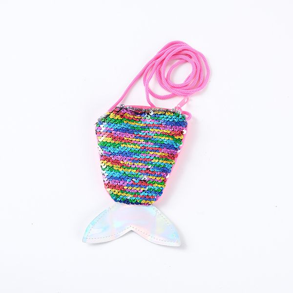 sequined coin purse hanging rope coin purse small child cross small bag fish tail two-color sequined woman, White
sequined coin purse hanging rope coin purse small child cross small bag fish tail two-color sequined woman, White