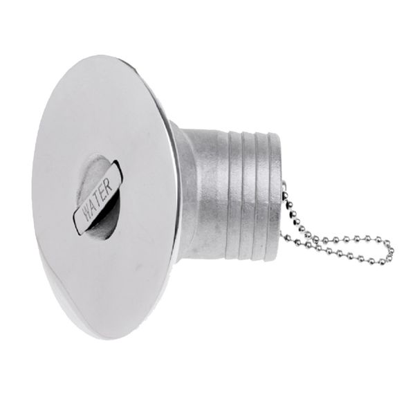ø 38 mm elbow filler neck, universal stainless steel water filler neck with filler cap