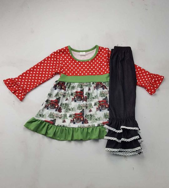 baby girls fall clothing set long ruffle red dot christams with denim lace long pants children party costume suit, White
baby girls fall clothing set long ruffle red dot christams with denim lace long pants children party costume suit, White