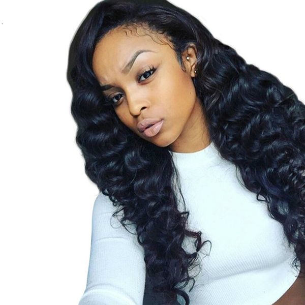 full lace wigs loose wave150% density brazilian pre plucked full lace human hair wigs with baby hair remy, Black
full lace wigs loose wave150% density brazilian pre plucked full lace human hair wigs with baby hair remy, Black