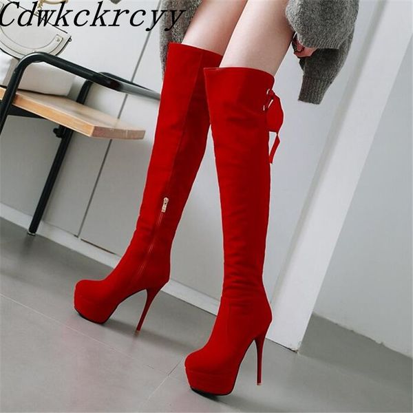 winter new pattern fashion round head gules over knee elastic force thin leg boots fine heel add wool keep warm women boots, Black
winter new pattern fashion round head gules over knee elastic force thin leg boots fine heel add wool keep warm women boots, Black